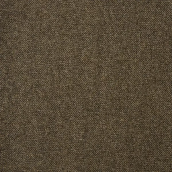 Donegal Fabric - Coffee by brown plain woolen fabric from Abraham Moon & Sons