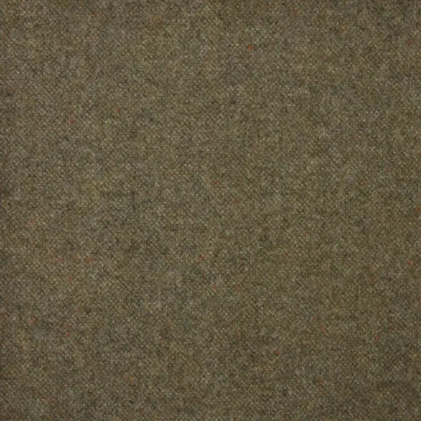 Donegal Fabric - Fern by green plain woolen fabric from Abraham Moon & Sons
