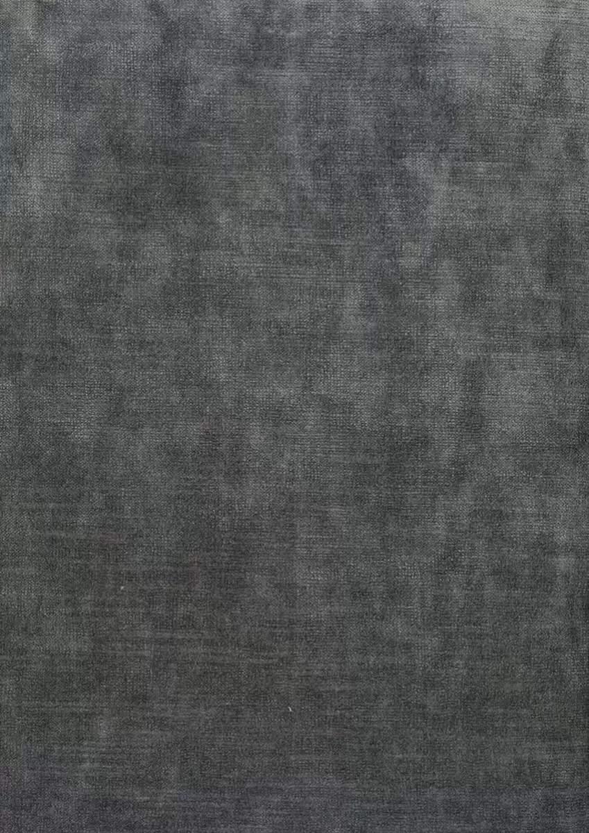 Sereno Plain Fabric - Dove by black-grey plain velvet-chenille fabric from Osborne & Little