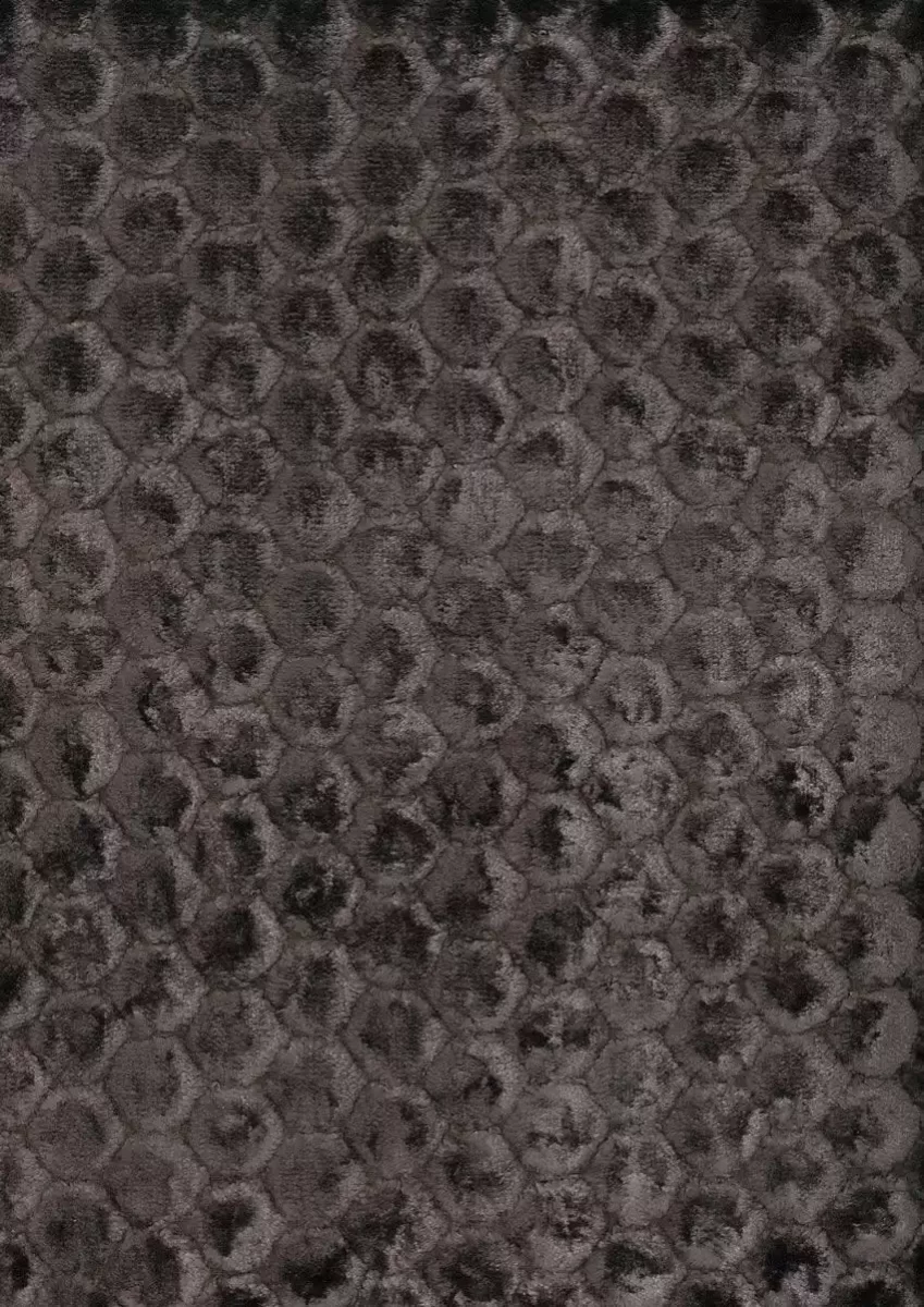 brown spotted velvet-chenille fabric from Osborne & Little