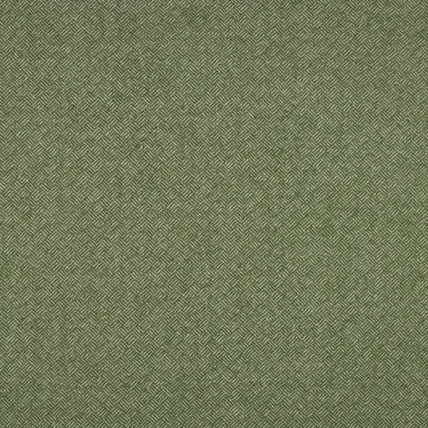 Parquet Fabric - Green by green plain woolen fabric from Abraham Moon & Sons