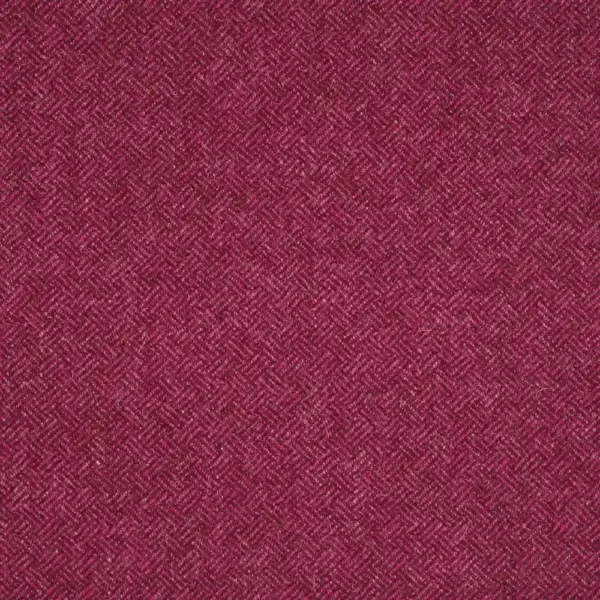 Parquet Fabric - Raspberry by purple plain woolen fabric from Abraham Moon & Sons