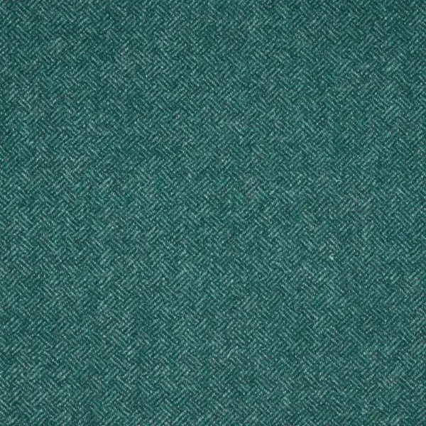 Parquet Fabric - Teal by blue plain woolen fabric from Abraham Moon & Sons