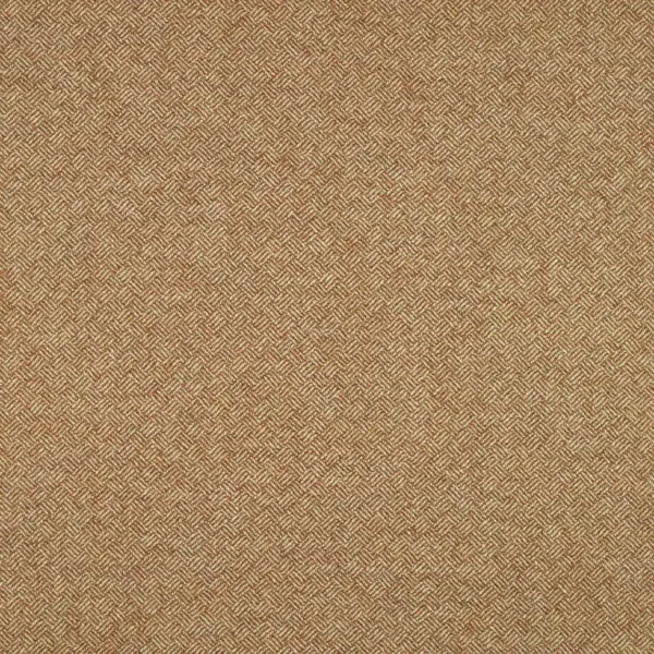 Parquet Fabric - Chestnut by orange plain woolen fabric from Abraham Moon & Sons
