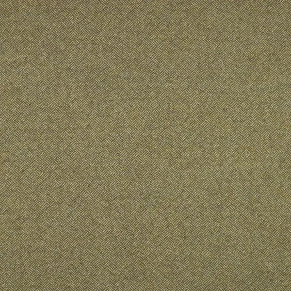 Parquet Fabric - Old Gold by green plain woolen fabric from Abraham Moon & Sons