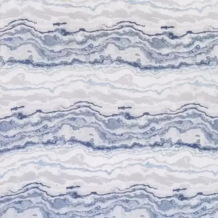Pampero Fabric - Indigo /  Silver – Indigo / Silver swatch
