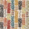 red contemporary embroideried fabric from Osborne & Little