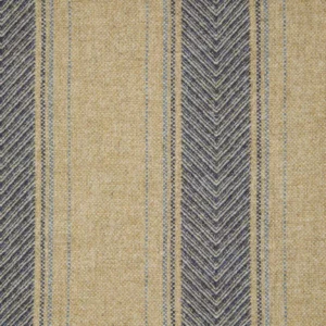 blue striped woolen fabric from Abraham Moon & Sons