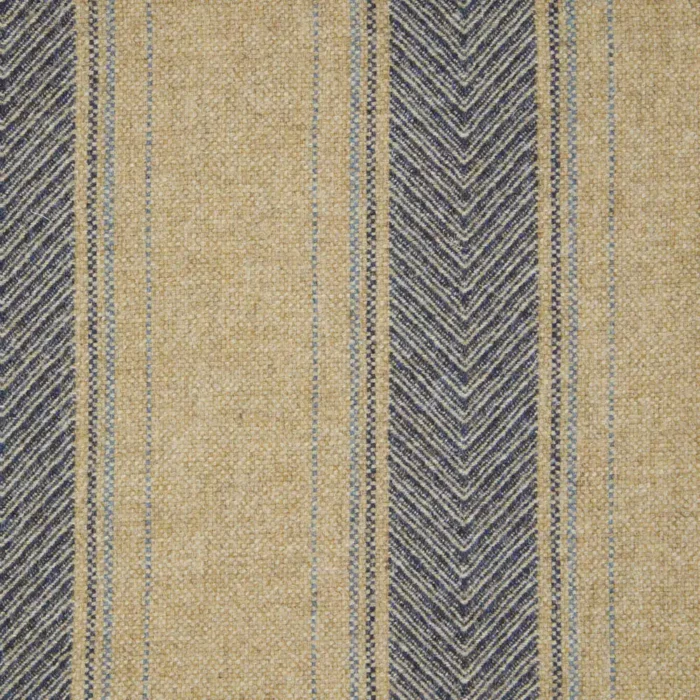 Regency Fabric - Natural / Denim swatch