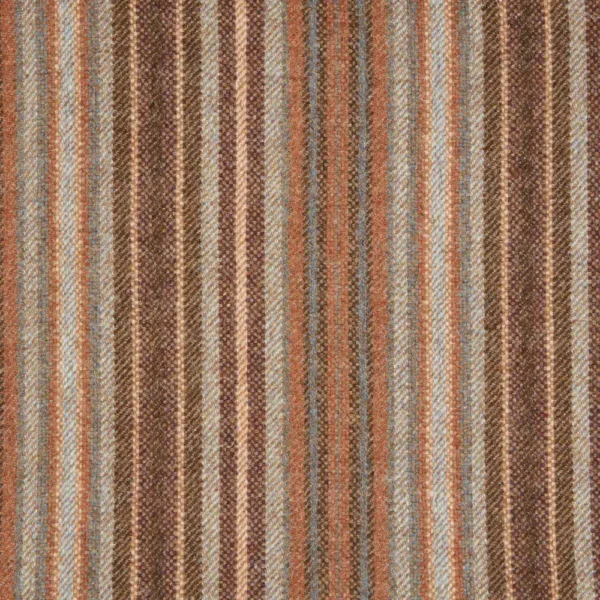brown striped woolen fabric from Abraham Moon & Sons