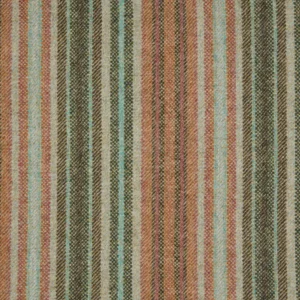 green striped woolen fabric from Abraham Moon & Sons