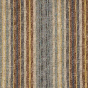 blue striped woolen fabric from Abraham Moon & Sons