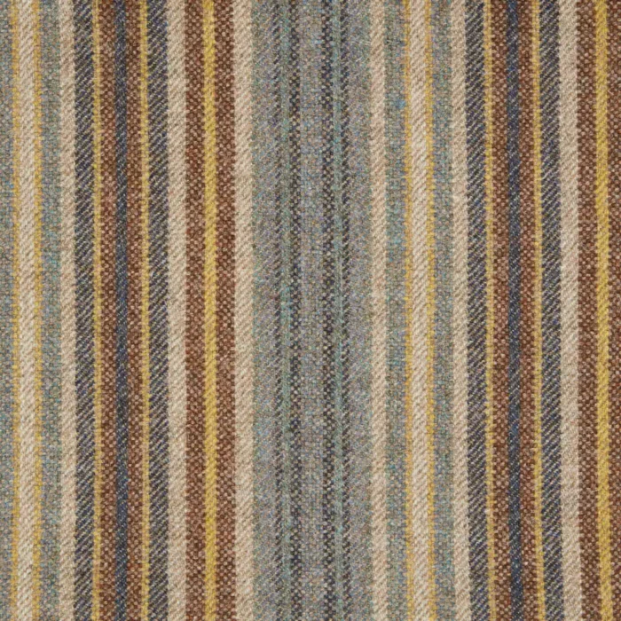 Burleigh Fabric - Denim / Gold swatch