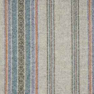 green striped woolen fabric from Abraham Moon & Sons