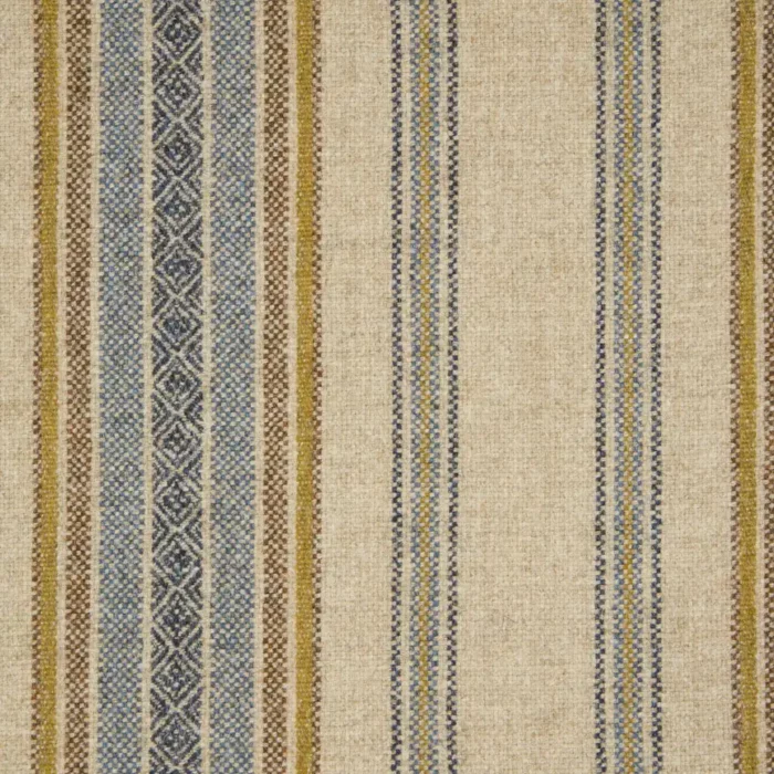 Blenheim Fabric - Natural / Denim swatch