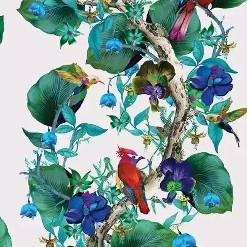 Rain Forest Wallpaper - Emerald by green botanical wallpaper from osborne & little