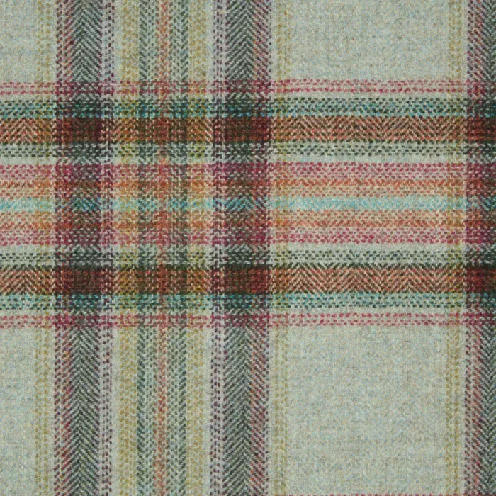 Wentworth Check Fabric - Aqua swatch