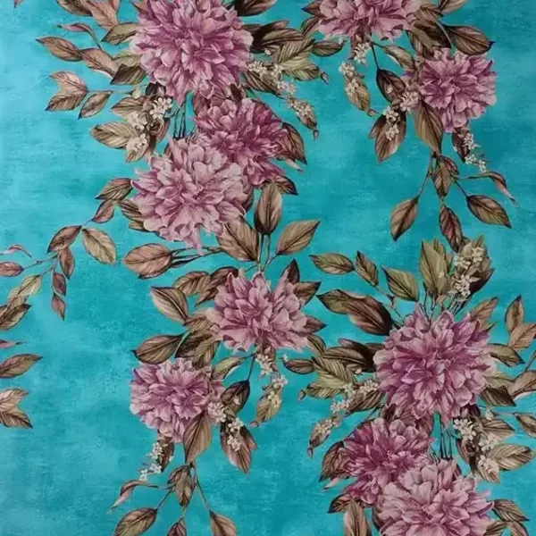 Rhodora Wallpaper - Plum /Sepia by blue botanical wallpaper from osborne & little