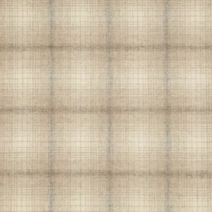 neutral checked woolen fabric from Abraham Moon & Sons