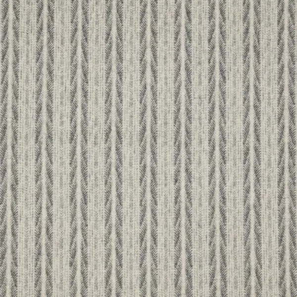 black-grey striped woolen fabric from Abraham Moon & Sons