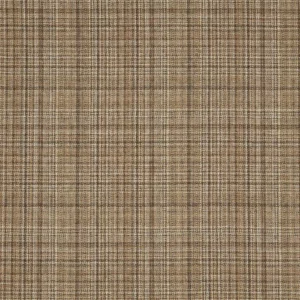 brown checked woolen fabric from Abraham Moon & Sons