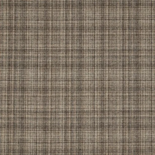 brown checked woolen fabric from Abraham Moon & Sons
