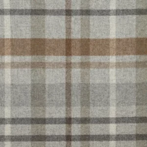 black-grey checked woolen fabric from Abraham Moon & Sons