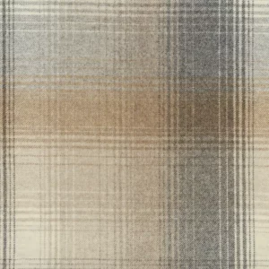 black-grey checked woolen fabric from Abraham Moon & Sons