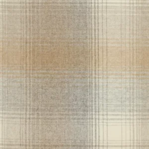 neutral checked woolen fabric from Abraham Moon & Sons