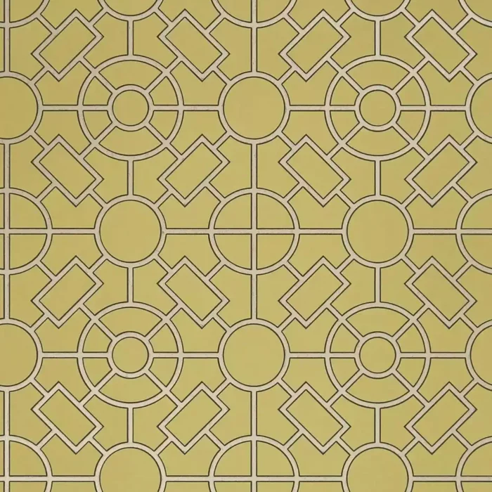 Knot Garden Wallpaper - Ochre  / Gold – Ochre / Gold swatch