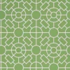 green geometric wallpaper from osborne & little