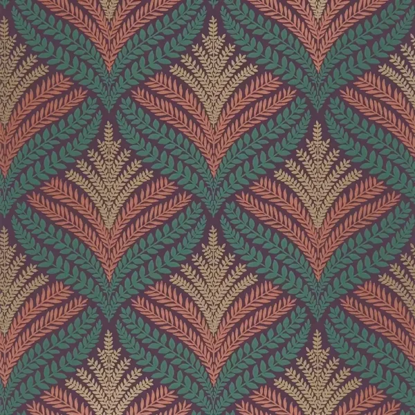 green botanical wallpaper from osborne & little