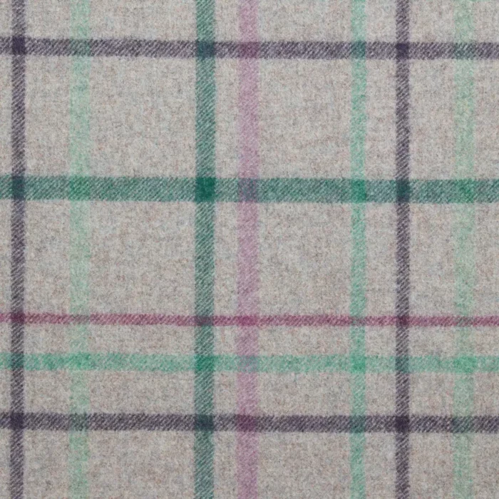 Multicheck Fabric - Heather swatch