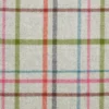 orange checked woolen fabric from Abraham Moon & Sons