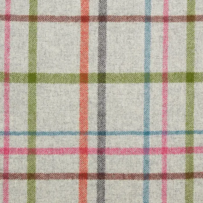 Multicheck Fabric - Grey swatch