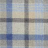blue checked woolen fabric from Abraham Moon & Sons