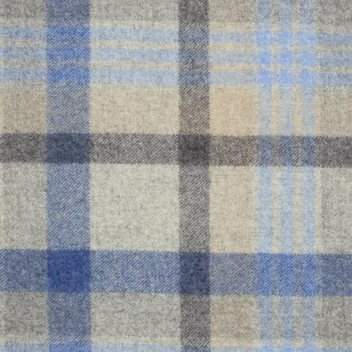 Melbourne Fabric - Silver / Demin swatch