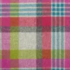 purple checked woolen fabric from Abraham Moon & Sons