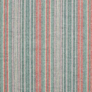 red striped woolen fabric from Abraham Moon & Sons