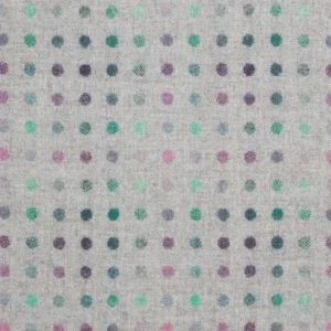 green spotted woolen fabric from Abraham Moon & Sons