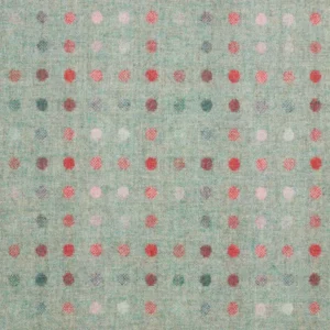 red spotted woolen fabric from Abraham Moon & Sons