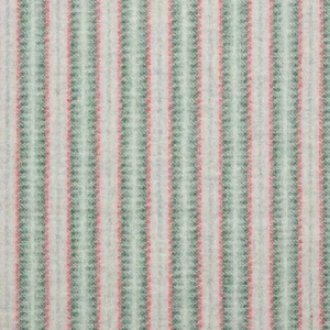 green striped woolen fabric from Abraham Moon & Sons