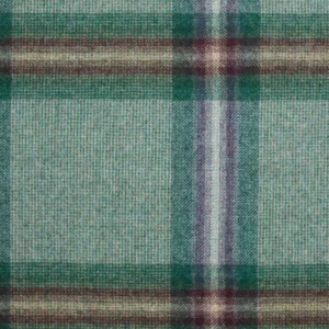 brown checked woolen fabric from Abraham Moon & Sons
