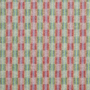 red checked woolen fabric from Abraham Moon & Sons