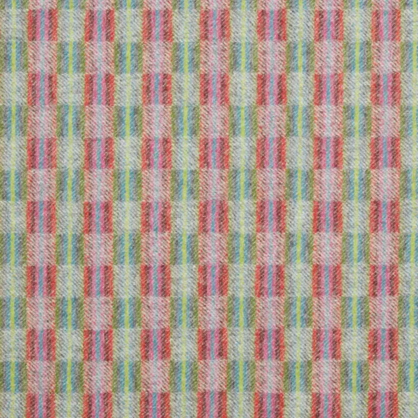 red checked woolen fabric from Abraham Moon & Sons