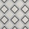 black-grey geometric woven fabric from Beaumont Textiles
