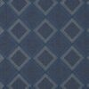 blue geometric woven fabric from Beaumont Textiles