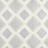 white geometric woven fabric from Beaumont Textiles