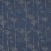 blue botanical woven fabric from Beaumont Textiles