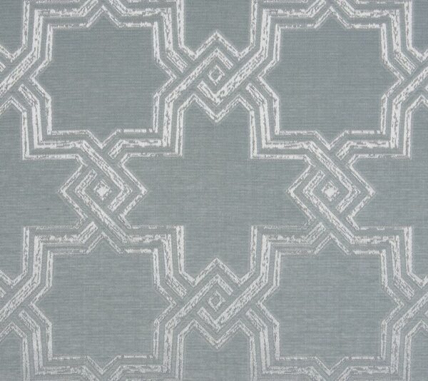 Inca Fabric - Mint by green geometric woven fabric from Beaumont Textiles